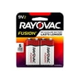 thumbnail image 1 of Rayovac Fusion 9V Batteries, Premium Alkaline 9V Battery (2 Count), 1 of 3