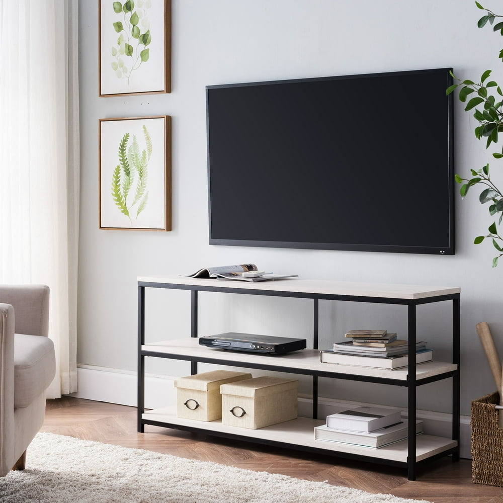 long walnut tv unit