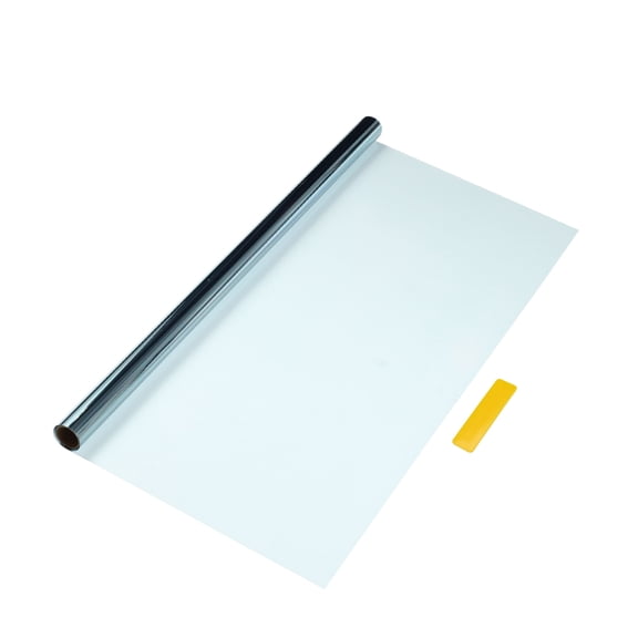 Unique Bargains Universal Car Window Tint Film Privacy Film 9.84 ft x 23.62 inch Carbon 2PLY PET Light Blue 1 Pc VLT 78% IRR 15% URV 40%