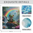 thumbnail image 3 of Diamond Art Kit for Adults, Rainbow Frog Waterfall Scene Diamond Painting for Adults Beginners, DIY Diamond Art Painting Kits, 5D Diamond Painting Crafts for Home Decor 12x16 Frameless, 3 of 7