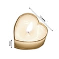 thumbnail image 3 of Efavormart 12 Pack White Heart Shaped Tea Light Candles  Birthday, Proposal, Wedding, Party, Engagement, and Table Decor, 3 of 11