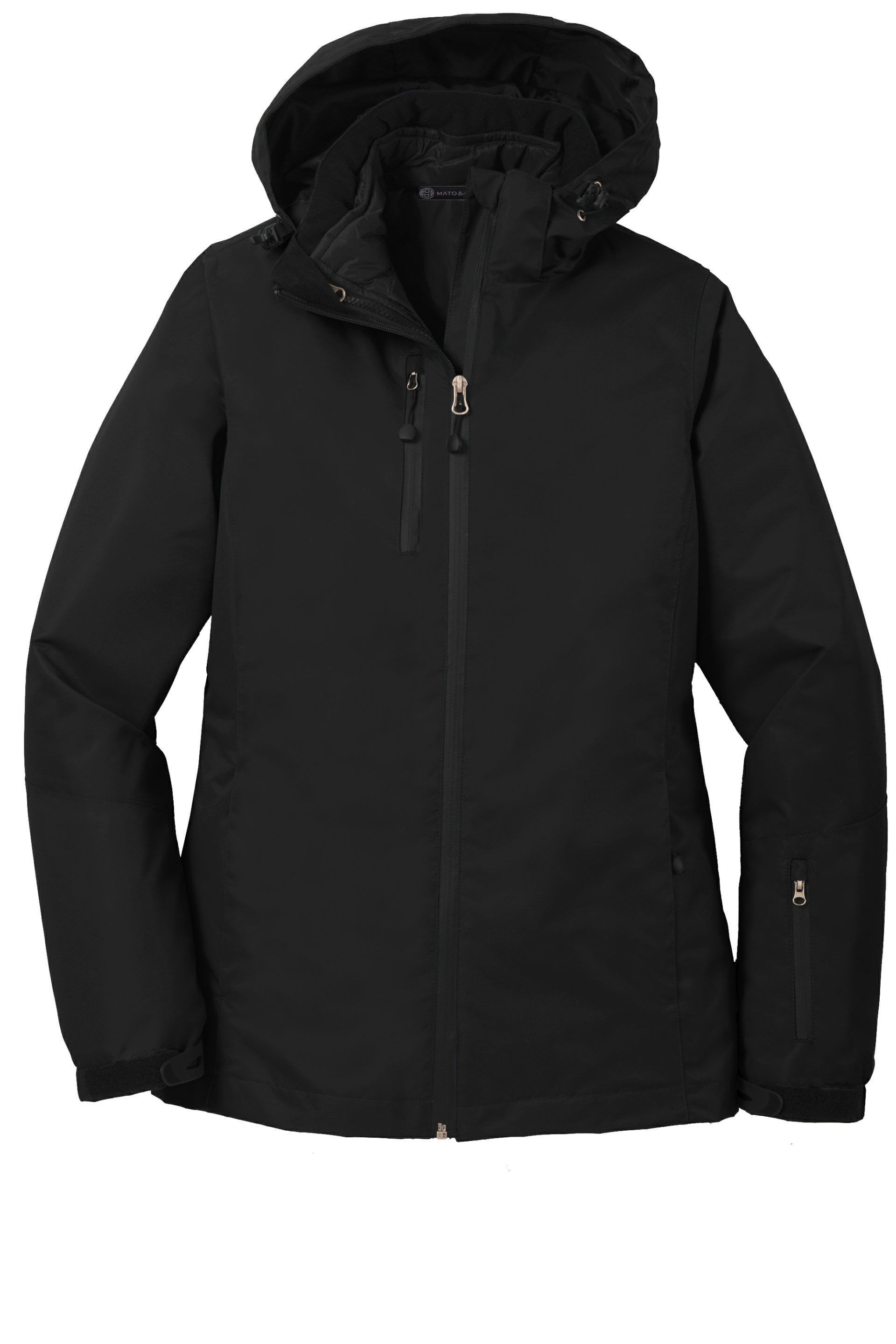 Mato & Hash Womens Vortex Waterproof 3-in-1 Jacket - MH - Black