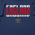 thumbnail image 2 of Umbro Men's England Stacked Soccer T Shirt (New Navy, S-XXXL), 2 of 4