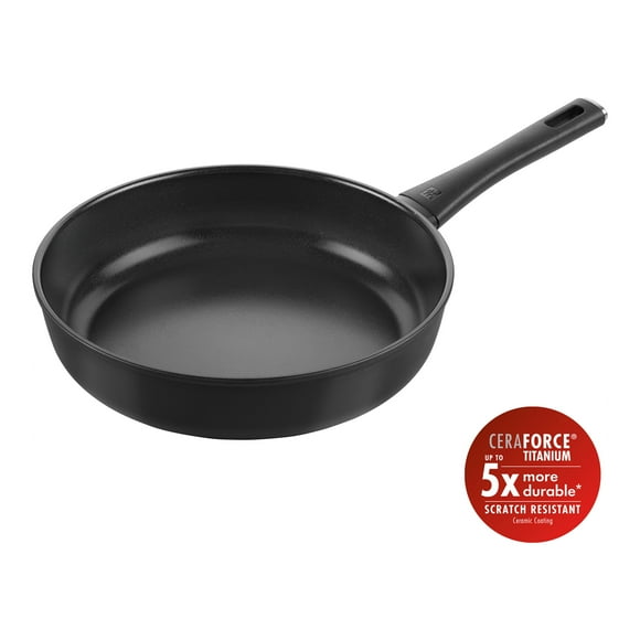 ZWILLING Madura Plus Saute Pan, 28 cm, Aluminum, Titanium-Reinforced Ceramic Non-Stick Coating