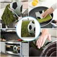 thumbnail image 4 of Towel Wipe Things House Kitchen For Utensils Dishcloth Towels Hand Cloths Cleaning Microfiber Lawn Green Field Football Soccer, 4 of 6