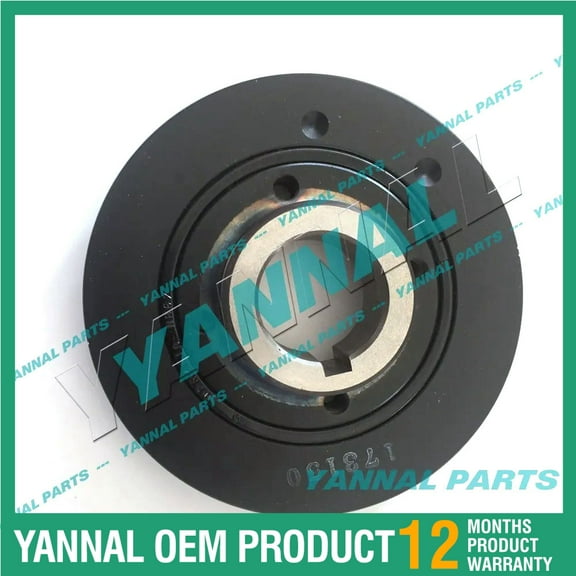 4LE1 Crankshaft Pulley 8-97226830-1 For Isuzu Excavator Engine