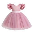 thumbnail image 2 of Edvintorg Girl Party Dress 2-8Yeras Toddler Girls Clothing Net Yarn Embroidery Rhinestone Bowknot Birthday Party Gown Long Dresses, 2 of 7