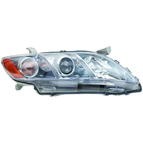 Right Headlight Assembly - Compatible with 2007 - 2009 Toyota Camry Hybrid Sedan 2008