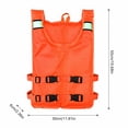 thumbnail image 2 of 1Pcs Fixed 4 Buckle Reflective Foldable Flotation Vest, Life Jacket for Night or Low Light Use for Adult Blue, 2 of 8