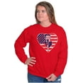 thumbnail image 4 of Betty Boop Heart Patriotic Vintage Women Plus Size Sweatshirt Brisco Brands 2X, 4 of 5