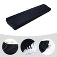 thumbnail image 2 of 1pc Piano Keyboard Cover Electronic Piano Dust Cover Piano Protector (Black), 2 of 8