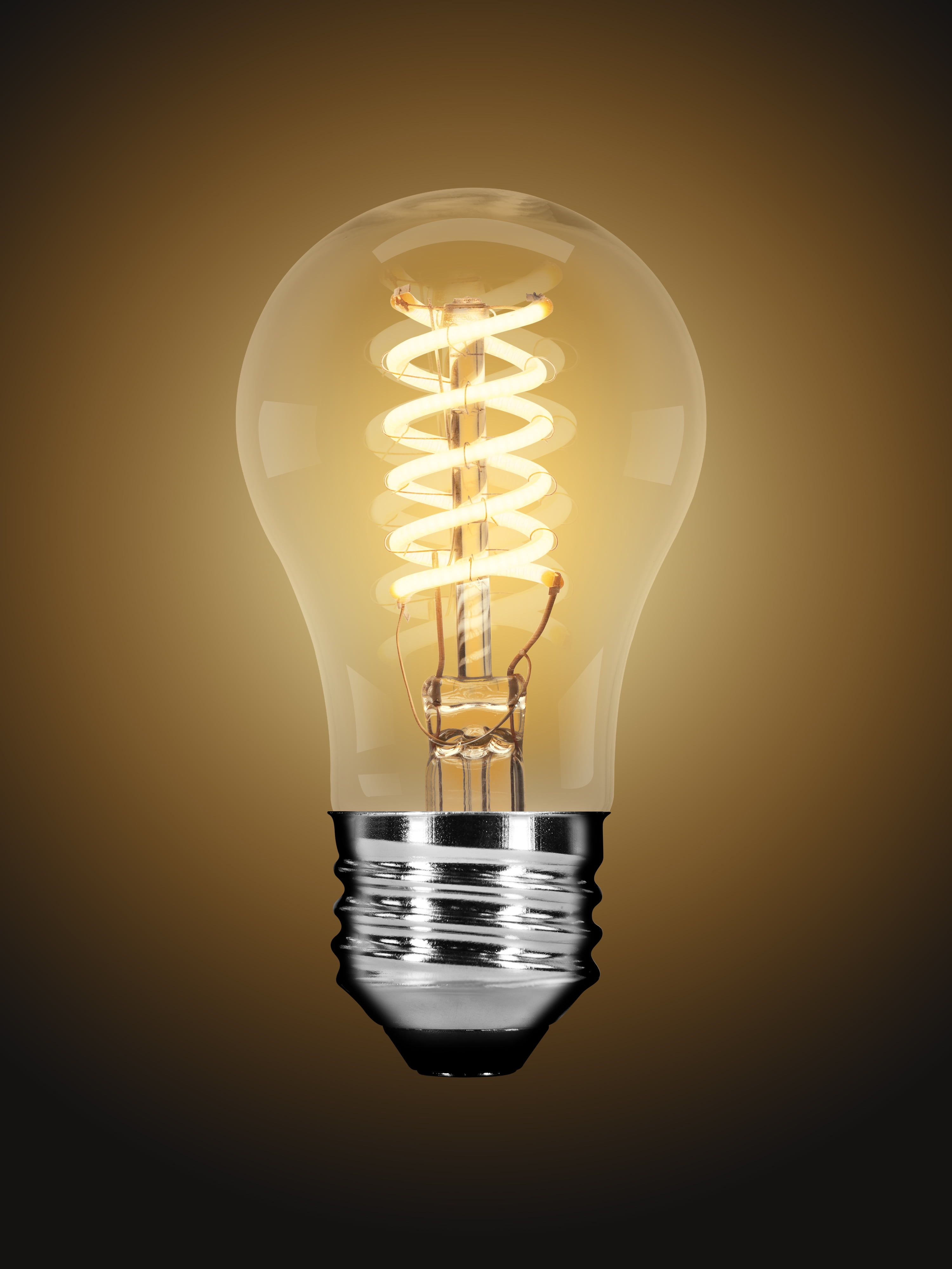(2 pack) Better Homes & Gardens A15 Vintage LED Light Bulb, 40 Watts, Soft White Filament, E26, Dim, 2 Pk