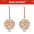 thumbnail image 2 of Hirioo Hawaiian Pineapples And Hibiscus Flowers for Acrylic Christmas Pendant Hanging Christmas Tree Ornaments, Car, Home, Office Gift Decor-Round Shape, 2 of 7