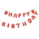 thumbnail image 3 of 1 juego de pancarta de cumpleaños de fresa, pancarta de feliz cumpleaños de frutas, decoración de cumpleaños, 3 of 7
