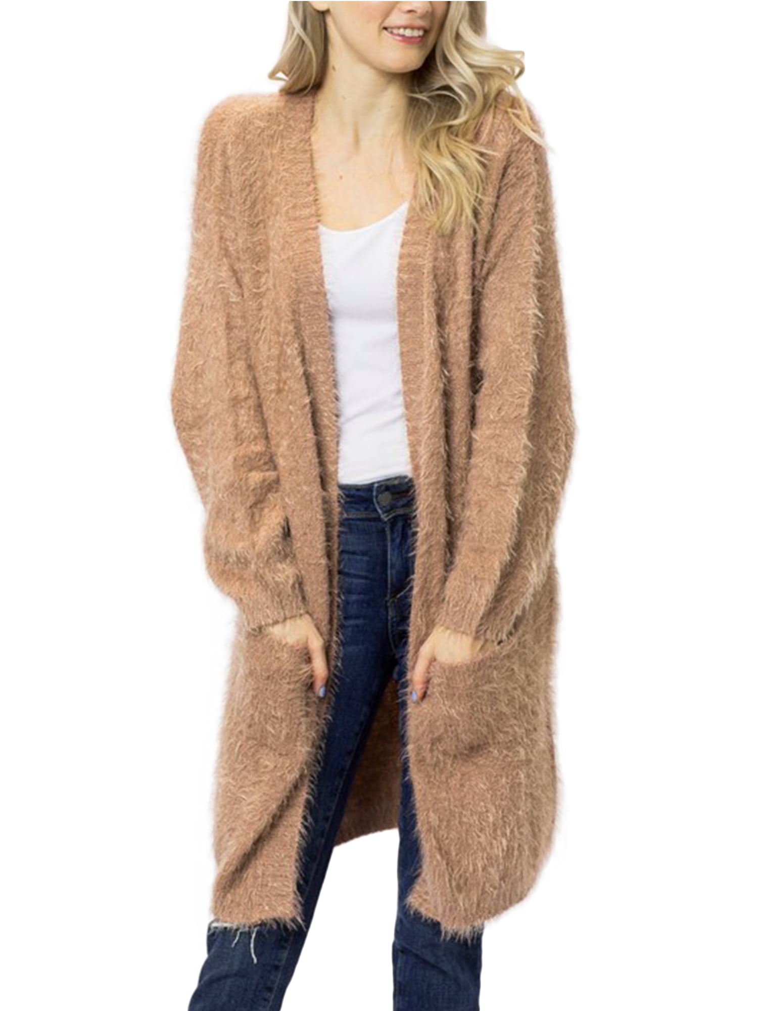 walmart fuzzy cardigan
