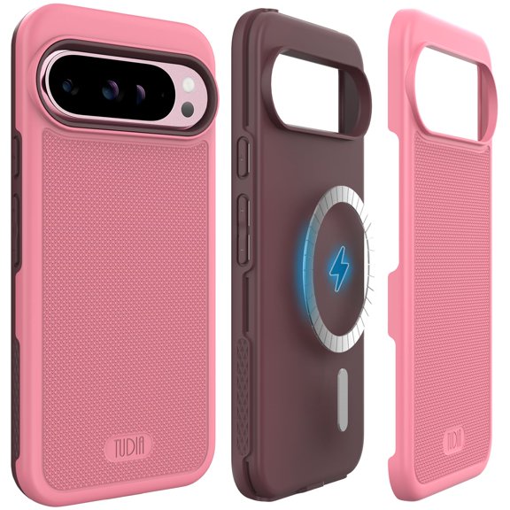 Funda para teléfono TUDIA MergeGrip compatible con Magsafe para Google Pixel 9 Pro XL 2024