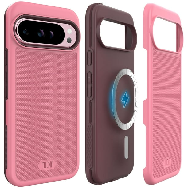 Funda para teléfono TUDIA MergeGrip compatible con Magsafe para Google Pixel 9 Pro XL 2024