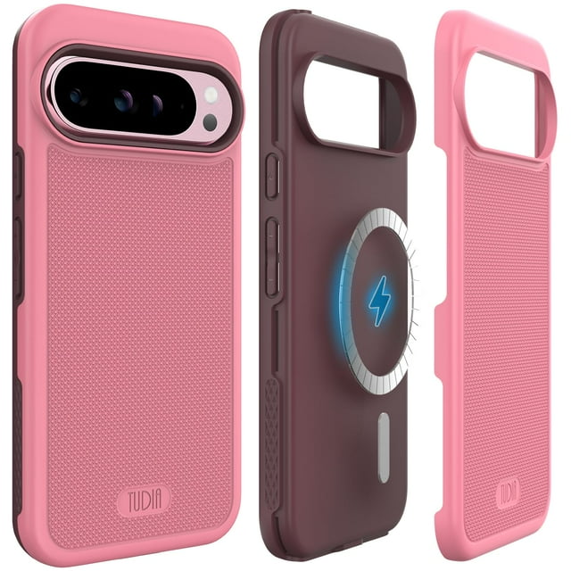 Funda para teléfono TUDIA MergeGrip compatible con Magsafe para Google Pixel 9 Pro XL 2024
