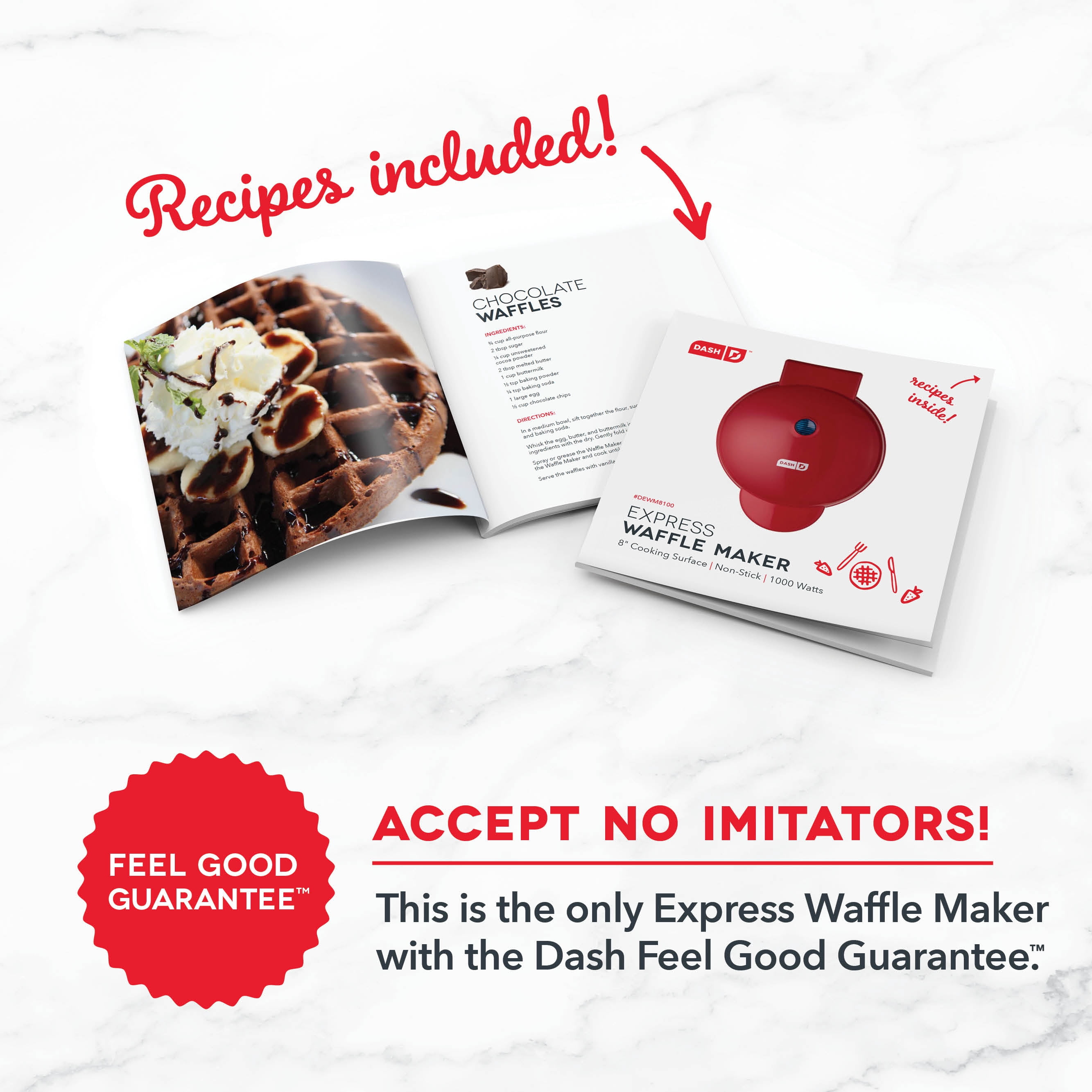Dash 8" Express Waffle Maker, Aqua
