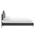 thumbnail image 4 of Modway Sunny Performance Velvet Full Bed in Charcoal, 4 of 10