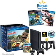 PS3 250GB Little Big Planet Karting Move Wal-Mart Exclusive Bundle w/ 2 Bonus* Games