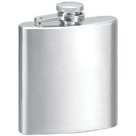 

Premium Spirits Brushed Stainless Steel Flask