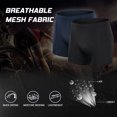 thumbnail image 3 of Graflsoa Men's High-Performance Cycling Shorts with 3D Foam Padding - Breathable, Moisture-Wicking, and Anti-Chafing Design for Long-Distance Rides (Dark Blue, XL), 3 of 6