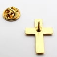 thumbnail image 3 of lanema 5pcs Crucifix Shaped Brooch Metal Badge Trendy Gold/Silver Tone Corsage Pins Fashion Unisex Accessory for Daily Wear, 3 of 12