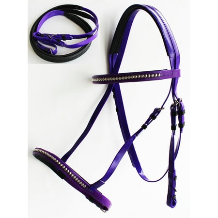 Endurance Bridle - Horse English Biothane Endurance Bridle Noseband Tack Reins 40HS72