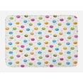 thumbnail image 1 of Emoticon Bath Mat, Round Faces in Different Colors with Various Expressions Crying in Love Bored Cool, Plush Bathroom Decor Mat with Non Slip Backing, 29.5" X 17.5", Multicolor, by Ambesonne, 1 of 2