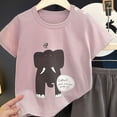 thumbnail image 4 of Kogui Toddler Baby Boy Summer Outfit Set Baby Boys Clothes Set Toddler Infant Boys Shirt Tops and Shorts Summer Outfit 2Pcs 3 6 9 12 18 24 Months 2T 3T 4T 5T 6T 7T (Purple,3-4 Years), 4 of 4