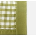 thumbnail image 4 of Fennco Styles Handmade Reversible Buffalo Plaid Solid Border Lime Placemats 14" W x 20" L, Set of 4, 4 of 4