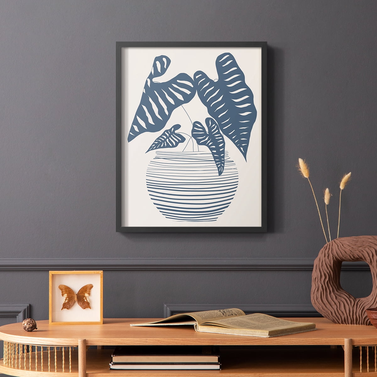 Wired in Monochrome I Framed Print - Solid Wood in Single Picture Frame Solid Wood 2 Framed Print