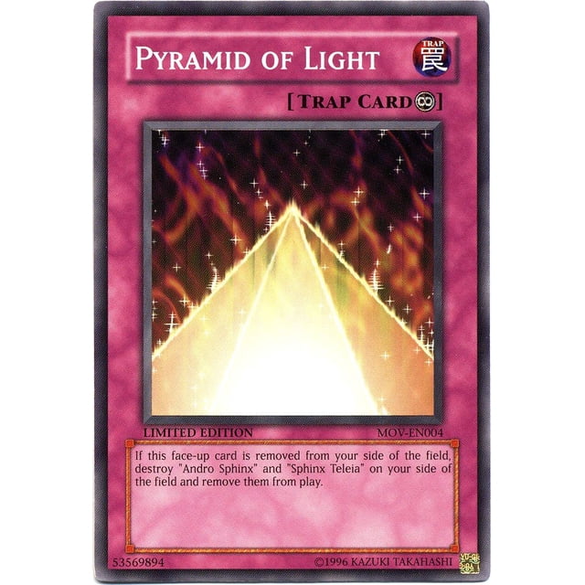 Tarjeta coleccionable Yu-Gi-Oh! Promoción MOV-EN004 de Pyramid of Light
