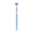 thumbnail image 1 of 3 - Sided Triangle Training Toothbrush - for Toddlers. Helps Clean Teeth and Gums, Easy to Use, 1 of 3