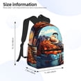 thumbnail image 4 of Lsque Colorful Travel Luggage Gear Classic Casual Backpack - Large Capacity Water-Resistant Backpack for School, Work, Travel, and Outdoor Activities, 4 of 8