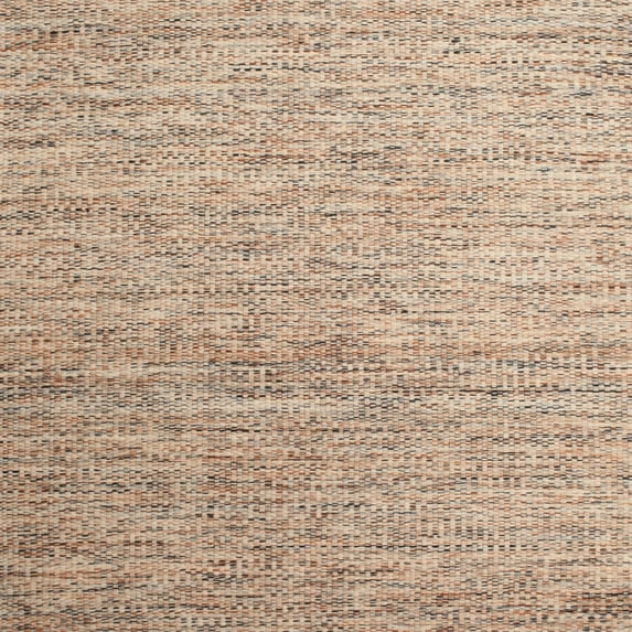 Ahgly Company Machine Washable Indoor Square Contemporary Orange Salmon Pink Area Rugs, 6' Square