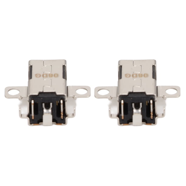Reemplazo de conector de puerto de carga de CC, 2 piezas Reemplazo de conector de conector de puerto de CC para Lenovo Ideapad Reemplazo de conector de puerto de CC Diseño aerodinámico