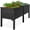 Black, variant on Best Choice Products 72" x 24" x 30" Raised Garden Bed, Extra Deep 16" Depth, Elevated Wood Planter Stand - Acorn Brown