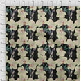 thumbnail image 3 of oneOone Cotton Silk Fabric Leaves & Orchids Floral Print Fabric By The Yard 42 Inches Wide, 3 of 4