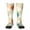 2 Black-2, variant on Vintage Bowling print thigh-high socks, crafted for both men and women with a stretchy, high-opaque design perfect for daily wear