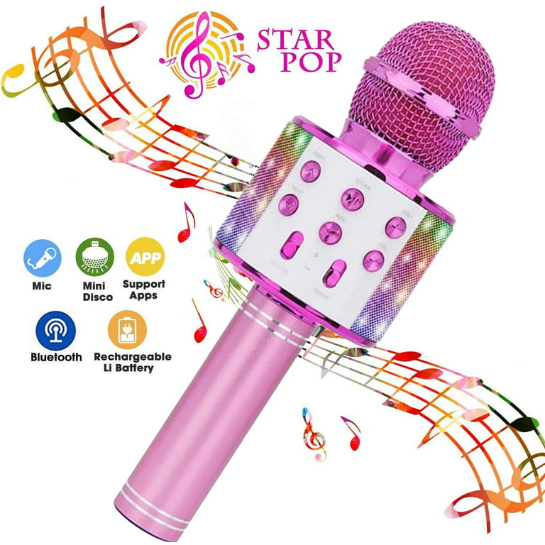  6 Year Old Girl Birthday Gift,Kid Microphone Toys for 5 Year  Old Girls,Gifts for 10 Year Old Girl,Girls Birthday Gifts Age 8-10,Toys for  7 Year Old Girls,Gifts for 8 + Year