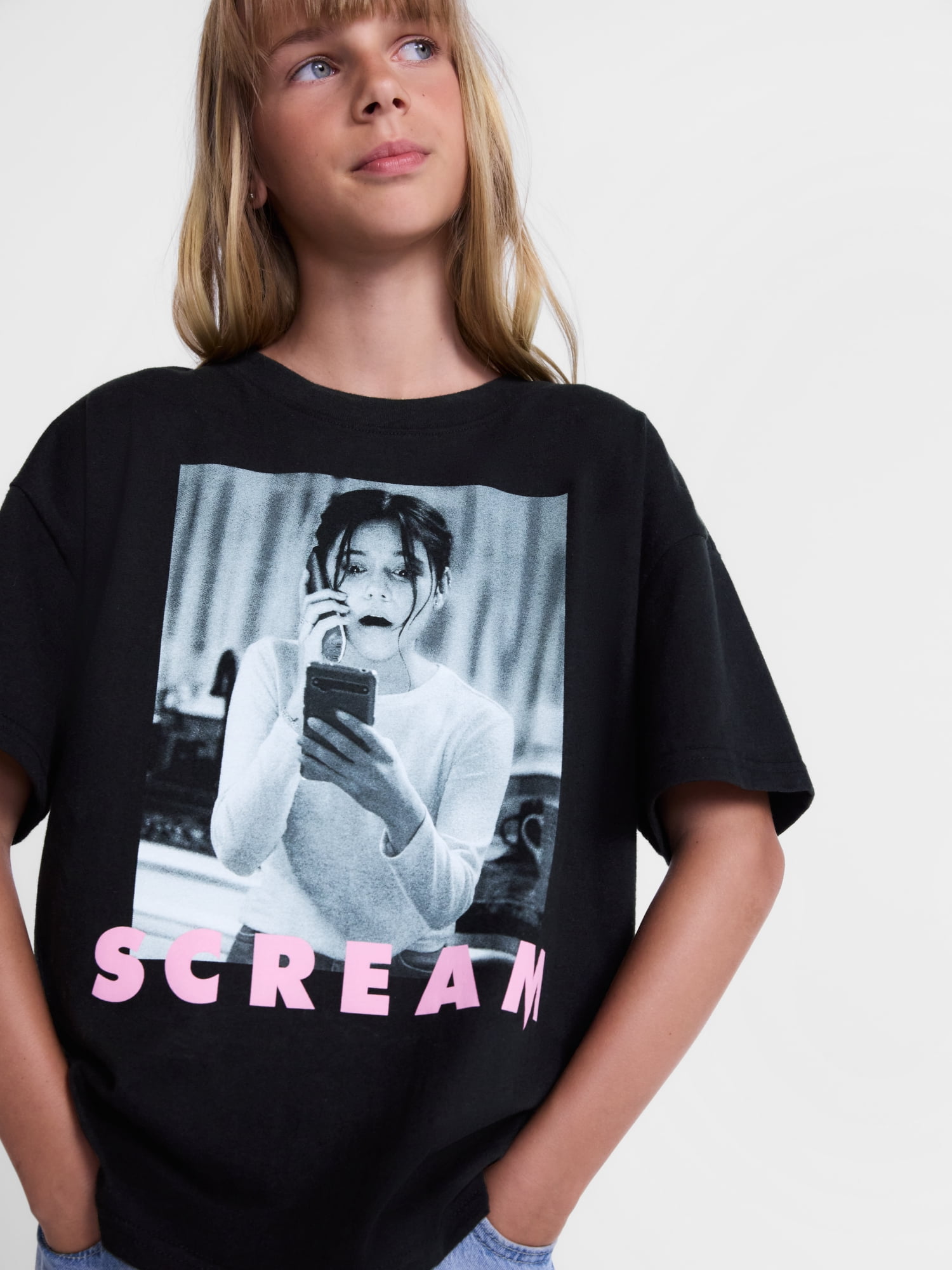 Weekend Academy Girls Oversized Graphic Tee, Sizes 4-18