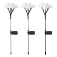 thumbnail image 2 of Lámpara De Jardín De Medusas De Fibra Óptica Lámpara de césped de medusas de fibra óptica solar decoración de jardín de patio trasero (luz cálida 3 uds) Tmvgtek Para estrenar, 2 of 9