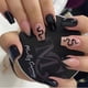 thumbnail image 4 of Uñas postizas de moda con diseño de leopardo, 24P, cobertura completa, puntas de Stiletto negro y marrón, pegamento para uñas artificiales francesas, 4 of 4