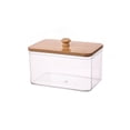 thumbnail image 2 of Linnome Plastic Laundry Pods Container with Lid Square Storage Bin for Laundry Room Kitchen Bathroom 7.2x4.88x4.72 Inch, 2 of 7