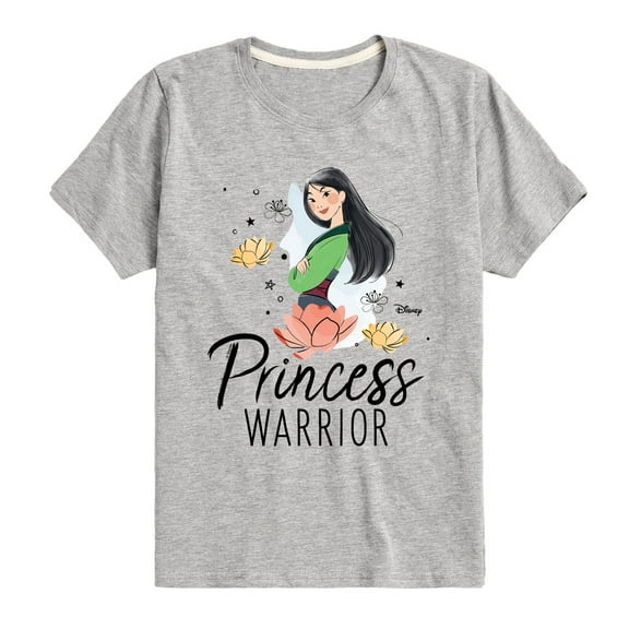 Disney - Mulan Princess Warrior - Toddler & Youth Short Sleeve Graphic T-Shirt
