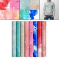 thumbnail image 3 of Abbracc 8 Sheets Infusible Transfer Ink Sheets 8 Infusible Watercolor Marble Sublimation Paper, 3 of 9