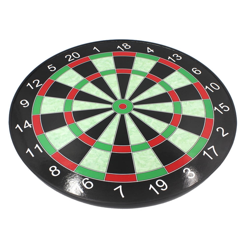 15inch Dartboard Dart Board Game Set with 6 Darts for Competition Family Entertainment