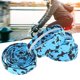 thumbnail image 4 of Cinta Para Manillar De Bicicleta, Cinta Para Manillar De Bicicleta De Carretera, Antideslizante, Espesada, Suave, A Prueba De Sudor, Esponja Sintética Para Bicicleta De Carreras, OTVIAP Azul negro, 4 of 8